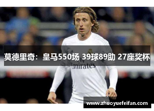 莫德里奇：皇马550场 39球89助 27座奖杯
